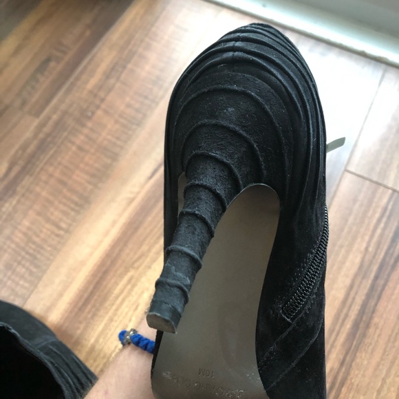 black suede booties - Picture 11 of 15